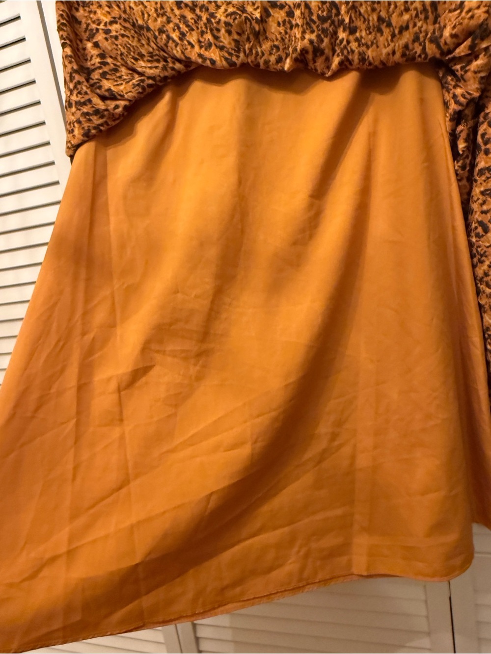 Nanette Lepore Yellow Gold Animal-Print Lined Dress - Picture 6 of 7